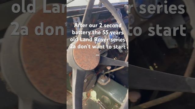 After our second battery the 55 years old series 2a sound better but don’t want to start #landrover смотреть онлайн