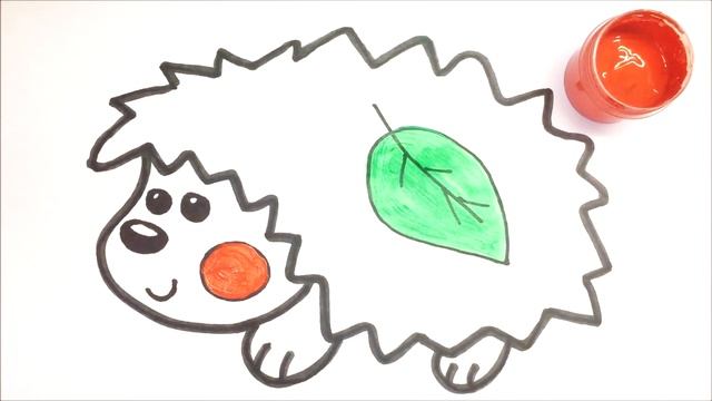 Сурет салу Кірпі | Bolalar uchun kirpi rasm chizish | Сурет салып уйрену смотреть онлайн