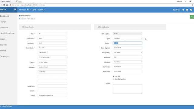 GiftWise Online - Donor - New Donor Overview смотреть онлайн
