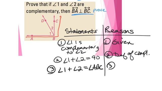 10.9.19 Lesson 3.6 Prove Theorems About Perpendicular Lines