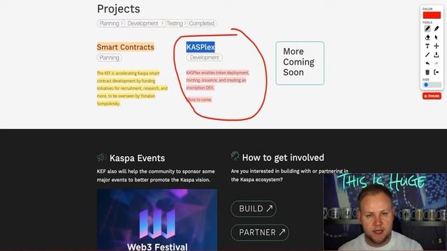 Kaspa в накоплении🔥 Новости 🔥 Смарт-контракты KRC20