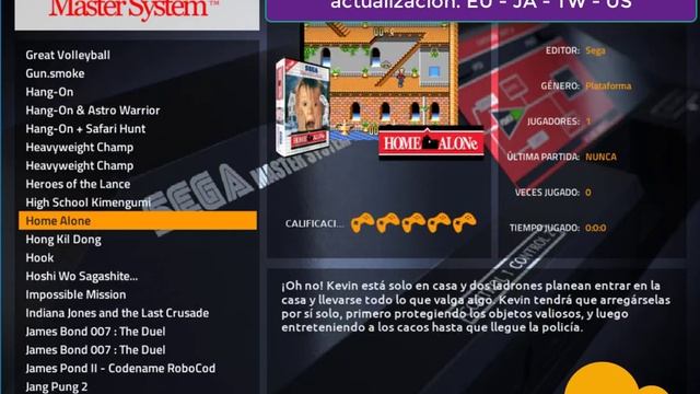 Pack Sega Master System Roms Batocera-Recalbox Con Sus Imagenes Y Videos Completos-mastersystem ROM