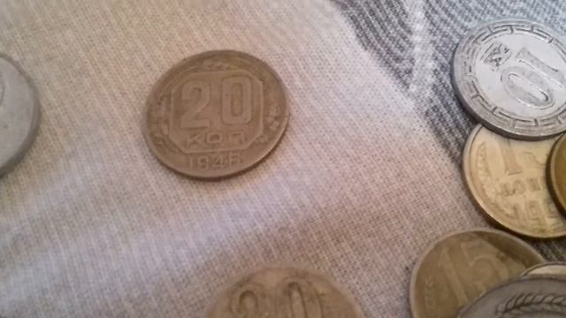 монета раритет 20 копеек 1946 ГОД !!! смотреть онлайн