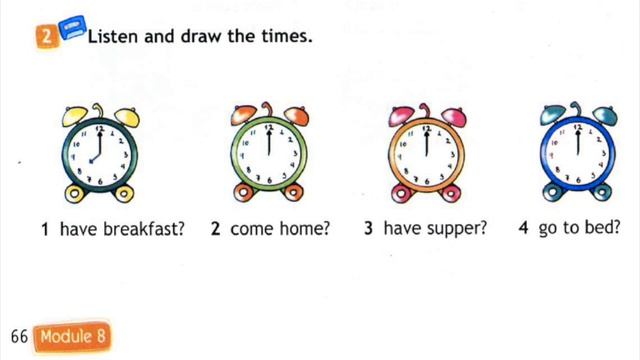 Spotlight 3 Workbook Audio Ex. 2, P. 66