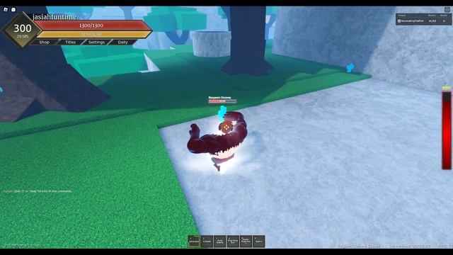 TS Rubber Max Level Showcase (Fruit Battlegrounds) смотреть онлайн