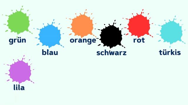 FARBEN - Farben lernen - German Colors - Deutsch lernen - Learn german - Цвета на Немецком смотреть онлайн