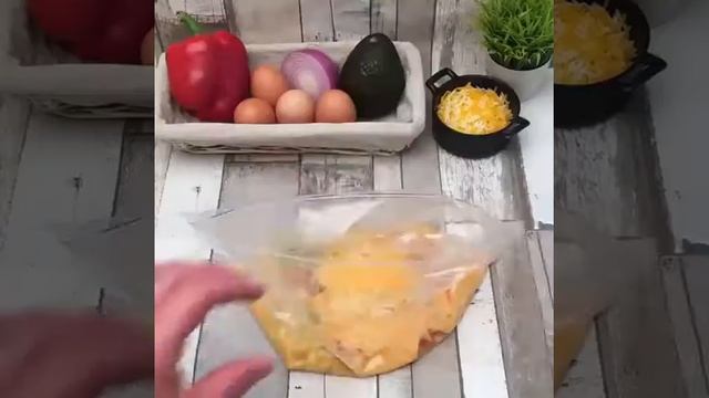 Сытный омлет на завтрак. смотреть онлайн