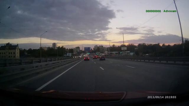 AdvoCam-FD2 Mini GPS. Вечер. смотреть онлайн