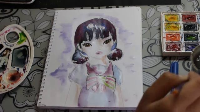 ♣Раскрашиваю Скетч бук♣Рисую персонажа♣ ♒Наоки♒♣ смотреть онлайн