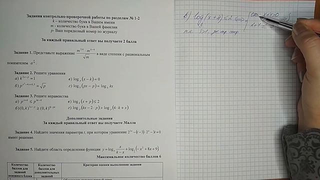 Решение показательных и логарифмических неравенств
