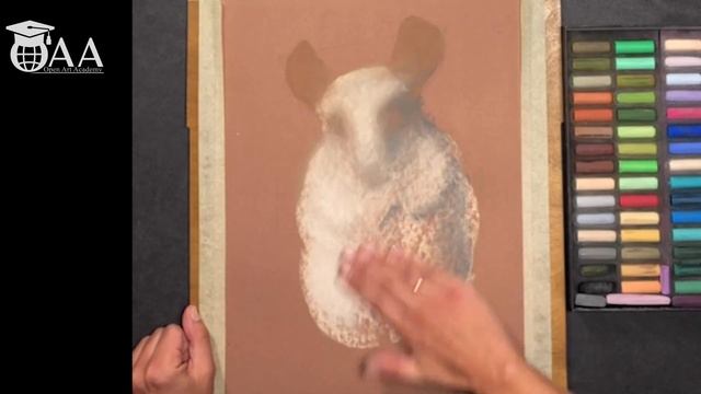 Промо.Шиншилла Пломбирчик пастелью. Ускоренная версия мастер класса от Татьяны Зозуленко