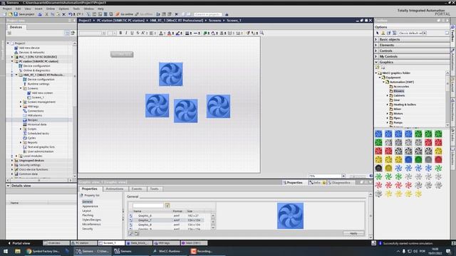 CONTROLS E GRAPHICS EM WINCC SIEMENS - TIA PORTAL - AULA 04 смотреть онлайн