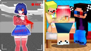 😳 СЛЕДИМ за МИТА из MiSide Через СКРЫТЫЕ КАМЕРЫ в МАЙНКРАФТ! ЛЕСКА НУБИК ШЕДИ