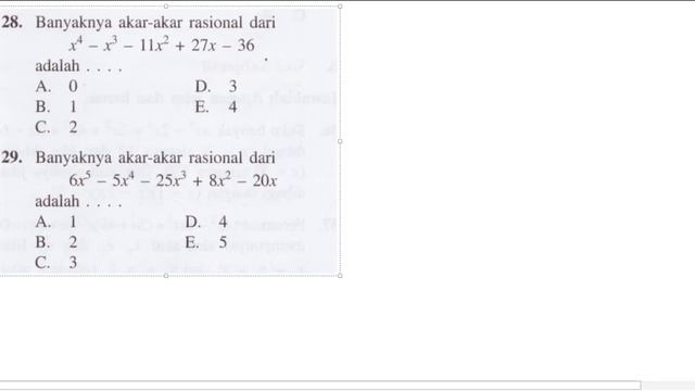 pembahasan soal polinomial lengkap part 3 смотреть онлайн