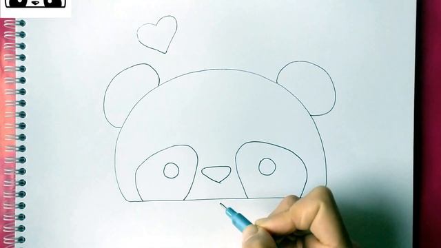 How to draw a cute panda is easy and simple. Шаг за шагом рисуем панду смотреть онлайн