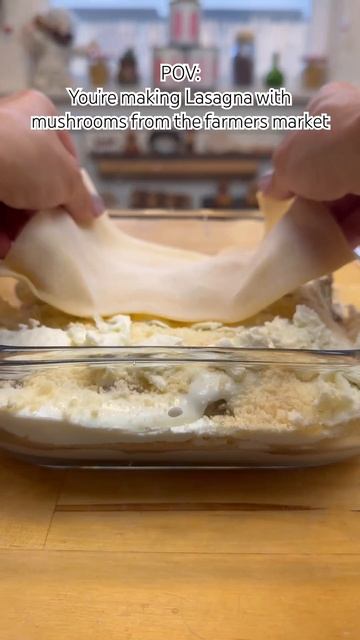 How to make Caramelized Shallot & Mushroom Lasagna… #shorts смотреть онлайн