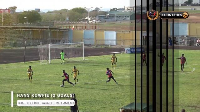 HANS KOWFIE SCORES 2 GOALS AGAINST MEDEAMA SC IN THE 2021/2022 GPL MATCH WEEK 25 смотреть онлайн