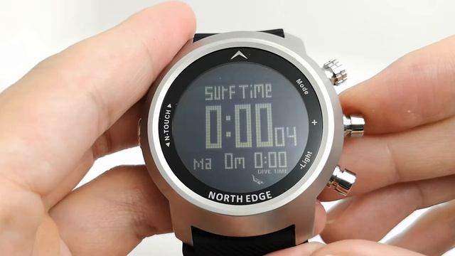NORTH EDGE Watch - N touch operation instruction смотреть онлайн