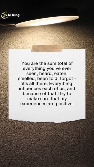 You are the sum total of everything you have ever done #dailymotivation смотреть онлайн