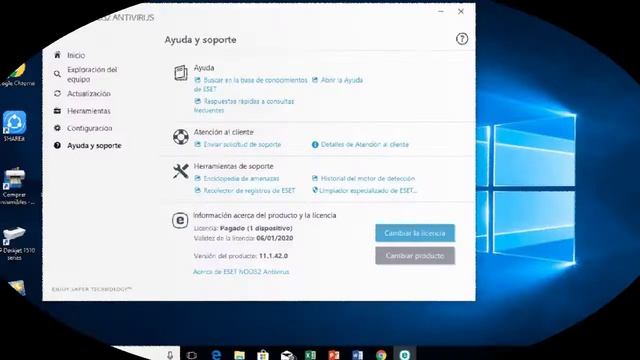 Licencia esetnod32 11 -expiración 2020 смотреть онлайн