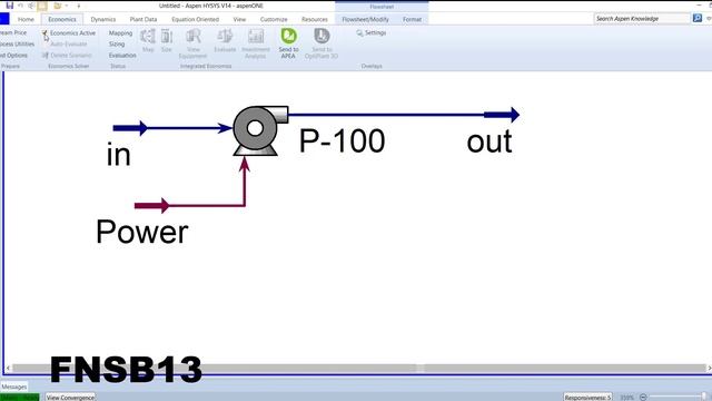 Aspen Hysys 14: Pump Cost Calculation смотреть онлайн
