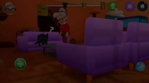 Симулятор Кота и Бабки #3 Кид убегает от Злой Бабули на пурумчата