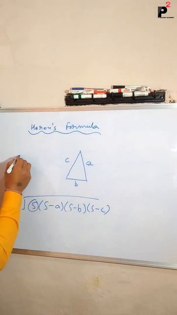Heron's formulas 😎 (area of triangle)🔥🔥🔥₹1000 #shorts By Rupaal sir смотреть онлайн