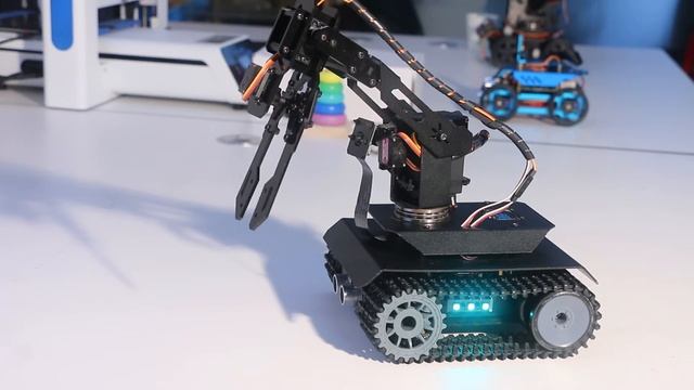 Adeept RaspTank Pro - Smart Robot Car Kit For Raspberry Pi With Robotic Arm