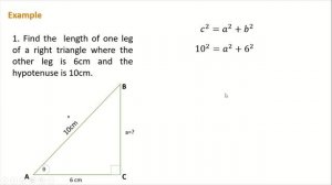 The Pythagorean Theorem with examples of real life problem
