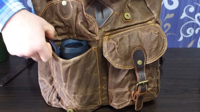 Вместительный рюкзак роллтоп Cherokee. Винтажный рюкзак ageofsummer.com смотреть онлайн