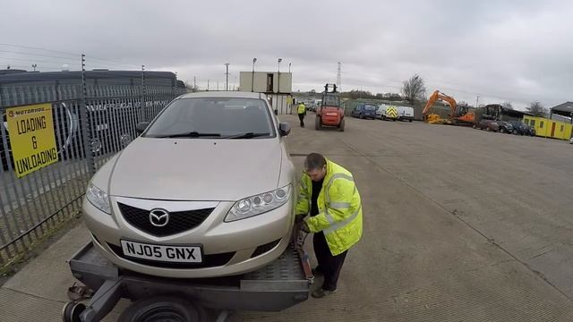 Motorhog 2016 - Mazda 6 2005 loading and securing [GoPro] смотреть онлайн