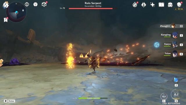 Find and Fight Ruin Serpent - Genshin Impact смотреть онлайн
