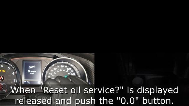 VW GTI MK 7 Oil light reset. смотреть онлайн