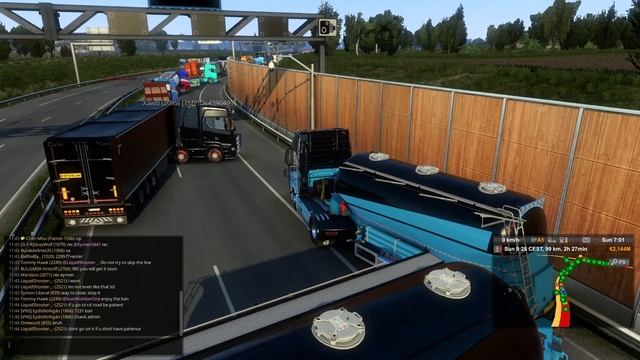 Euro Truck Simulator 2 ''TMP''(Multiplayer) Idiot Ghost mode Users. смотреть онлайн