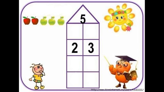 Состав числа 5 смотреть онлайн