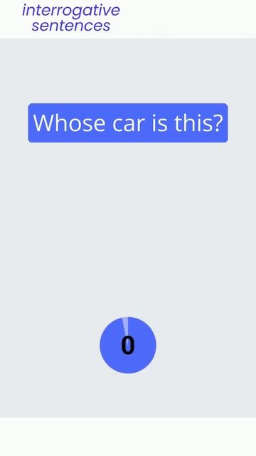 Быстрый способ изучения английских вопросительных предложений на ходу / Whose car is this? смотреть онлайн