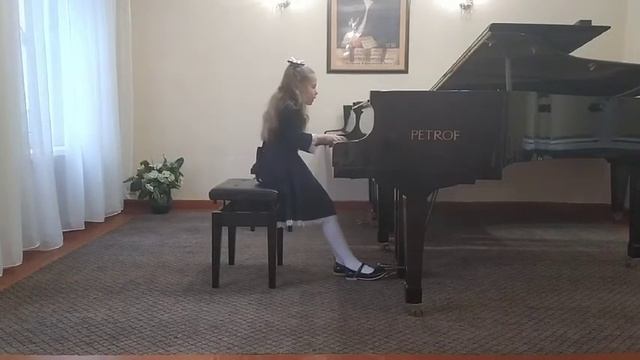 К. Черни «Этюд 23». К. Дебюсси «Маленький негритёнок». Исполняет ученица 2 класса Деревенко София. смотреть онлайн