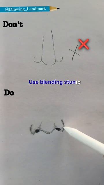 how to draw a nose step by step tutorial #art #shorts #viralshorts #creative #draw смотреть онлайн