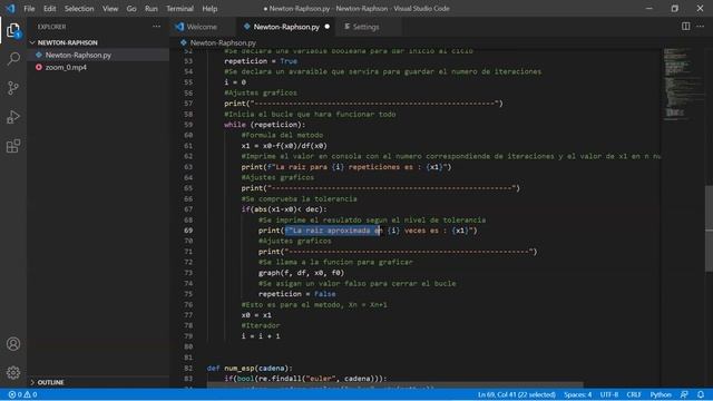 Newton Raphson Python смотреть онлайн