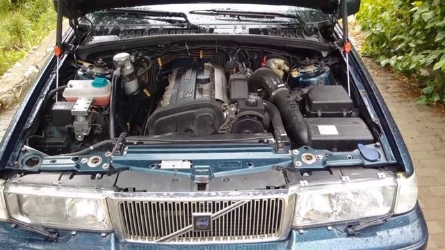 Cold start of the engine Volvo 965 after a complete rebuild. смотреть онлайн