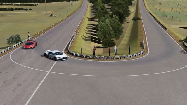 Bugatti Chiron Profilee vs Lamborghini Veneno at Borovaya смотреть онлайн