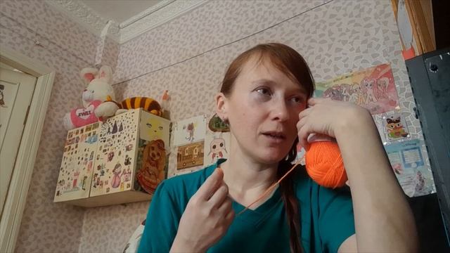 Влог 26 февраля, купили Насте книгу, я начала вязать футболку. смотреть онлайн