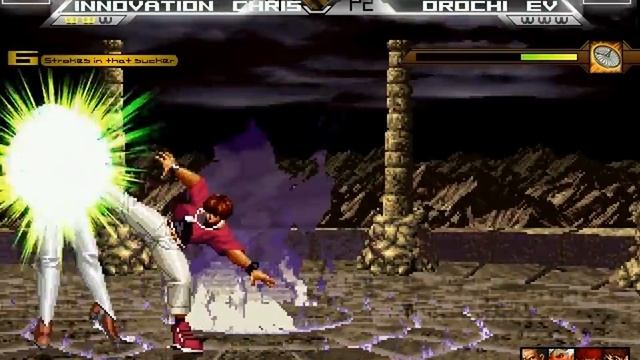 MUGEN KOF Innovation Chris Vs. Super Orochi Boss Team смотреть онлайн