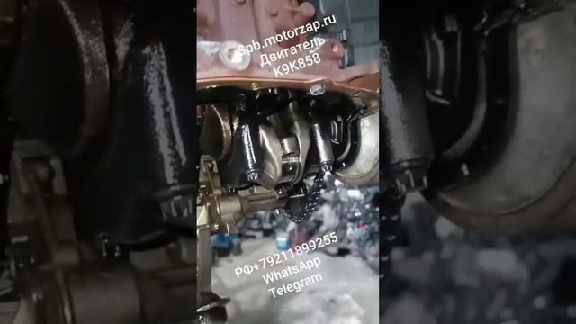 Spb.motorzap.ru Проверка состояния коленвала двигатель линейки K9k858 1.5 TDI Renault Duster.