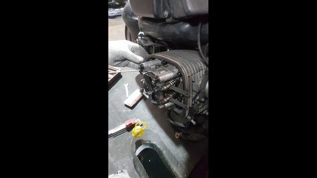 BMW R1100RT Регулировка клапанов