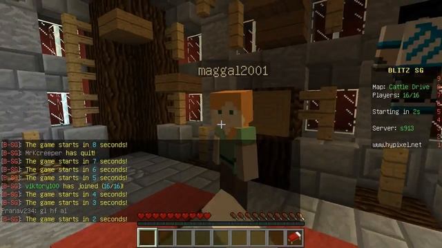 Mini game in Minecraft №3- Hunger Games смотреть онлайн