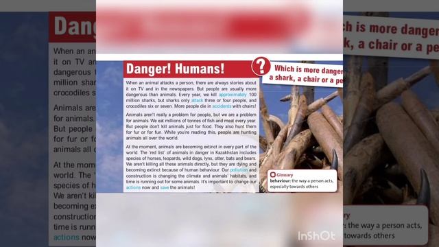 аудио English plus.тыңдалым. Unit 3. Ex 1. p 34 аудирование .6 сынып.6 класс.6 Grade.Danger!Humans! смотреть онлайн