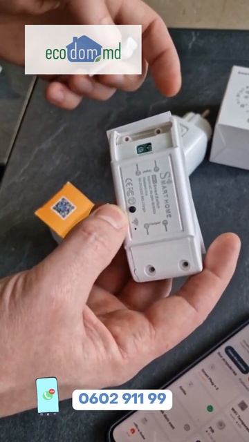 Wi-Fi умная розетка (II поколения) 16А со счётчиком энергопотребления в Молдове смотреть онлайн