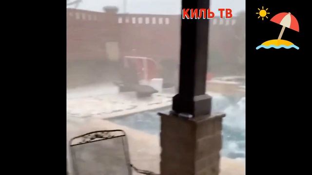 Природа лютует.Град с кулак.Видели такое? Природа прикалывается смотреть онлайн