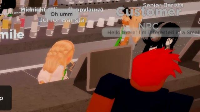 ACTING LIKE AN NPC At FRAPPE CAFE | Trolling At Frappe Cafe V4 | ROBLOX
